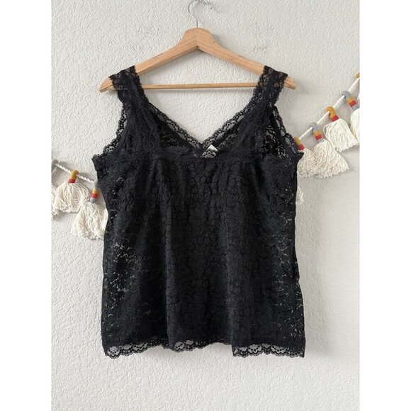 Torrid Under It All Lace Cami Lingerie Sheer Black Wireless Dark Romantic NWT 3x - Picture 6 of 8